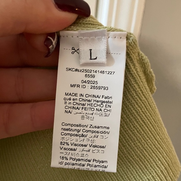 SHEIN Olive Green Mini Dress - Picture 5 of 6